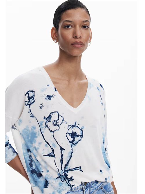 Maglia papaveri 25SWJF33 DESIGUAL | 25SWJF331001