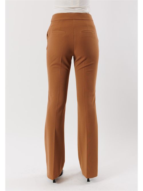 completo con giacca doppiopetto e pantalone a zampa AI25685 MESANGE | AI25685CAMMELLO